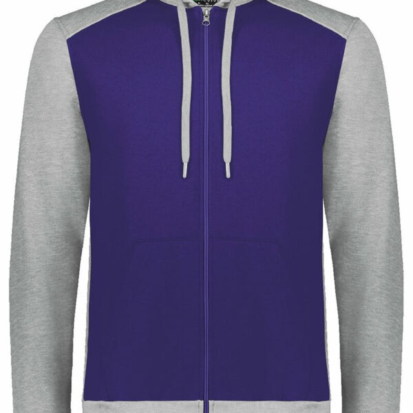 Unisex Eco Revive™ Three-Season Triblend Fleece Full-Zip Hooded Sweatshirt Thumbnail