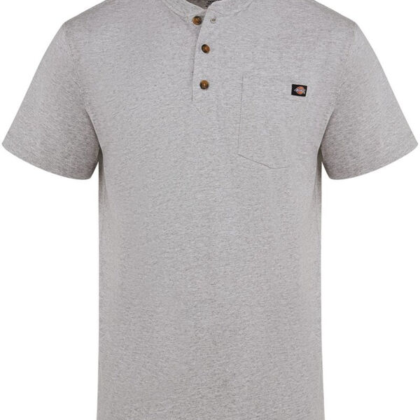 Men's Tall Heavyweight Traditional Short Sleeve Henley Thumbnail