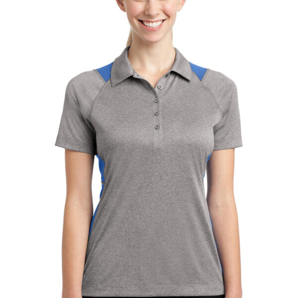 Women's Heather Colorblock Contender Polo Thumbnail