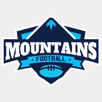 Mountains Football logo template Thumbnail