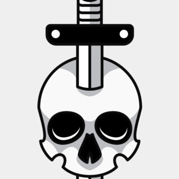 Elements Skull logo template 07 Thumbnail