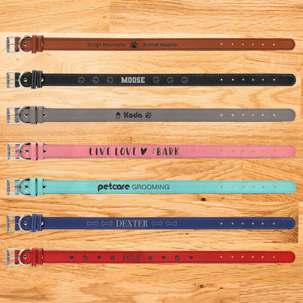 Blank Leatherette Dog Collars Thumbnail