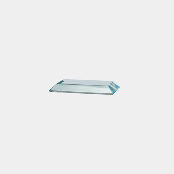 7" x 3 1/2" Flame Series Jade Acrylic Base Only Thumbnail