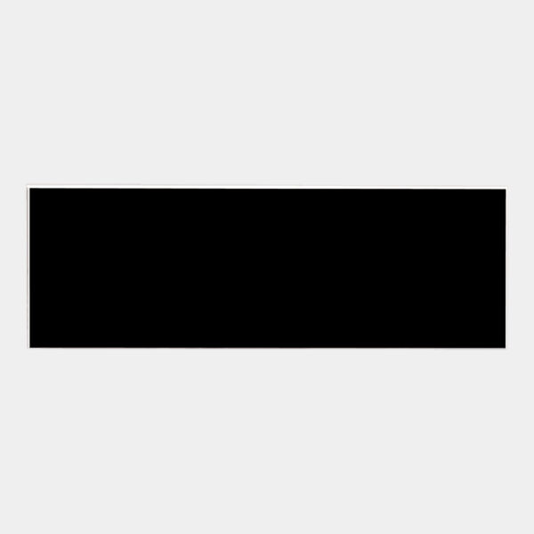 3" x 1" Square Corner Plastic Badge Blank Thumbnail