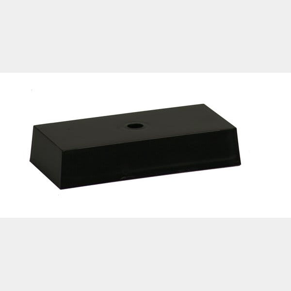 2" x 4" Center Hole Countersunk Big Plate Weighted Plastic Lid Thumbnail