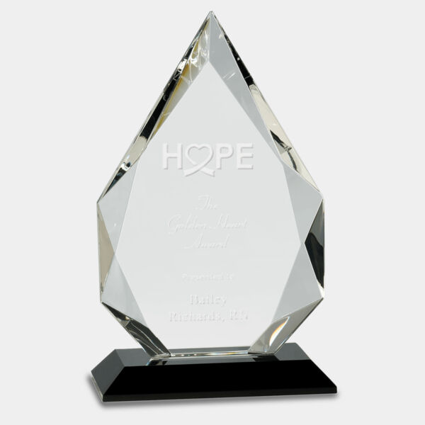 9" Diamond Crystal on Pedestal Base Thumbnail