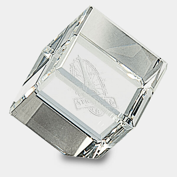 1 1/2" x 1 1/2" Crystal Cube Thumbnail