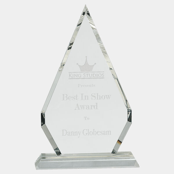 10 3/4" Crystal Diamond on Pedestal Base Thumbnail