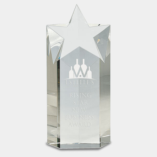 9" Crystal Star Column Thumbnail