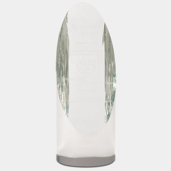 7 1/2" Crystal Cylinder Thumbnail