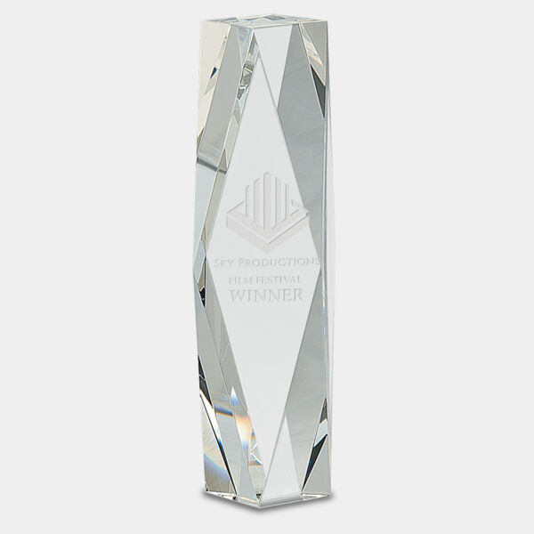 10" Crystal Facet Tower Thumbnail