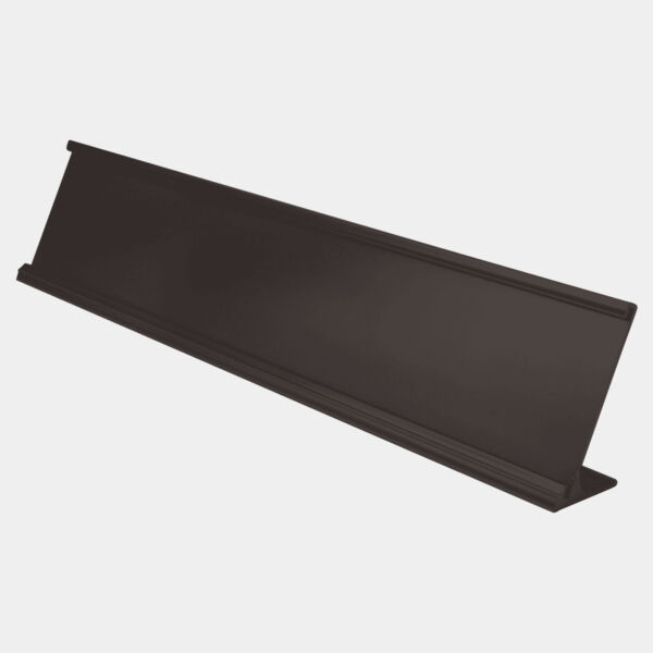 2" x 10", Kota Pro Aluminum Desk Holder, Fits 1/8" Thick Plastic Insert Thumbnail