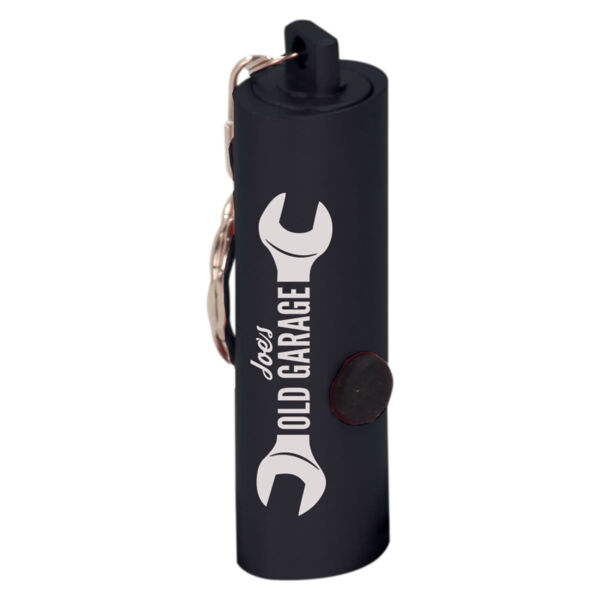 2 3/8" 3-LED Laserable Flashlight with Keychain Thumbnail