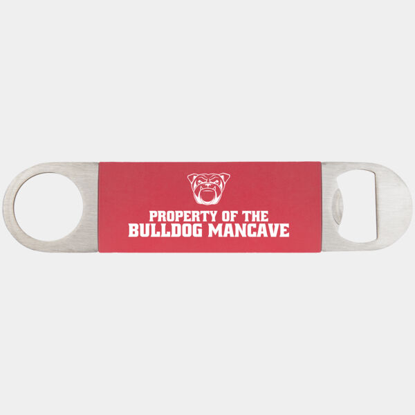 1 1/2" x 7" / Bottle Opener with Silicone Grip Thumbnail
