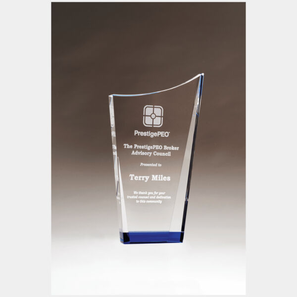 5 5/8" x 9 5/8" Contemporary Series Crystal with Bottom Thumbnail