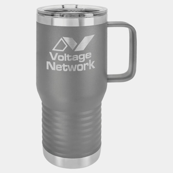 Polar Camel 20 oz. Dark Vacuum Insulated Travel Mug with Slider Lid Thumbnail