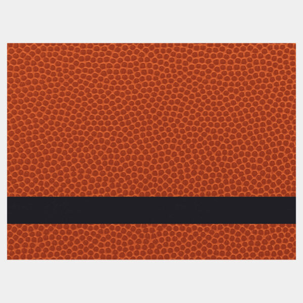 12" x 18" Basketball Laserable Leatherette Sheet Stock with Adhesive Thumbnail