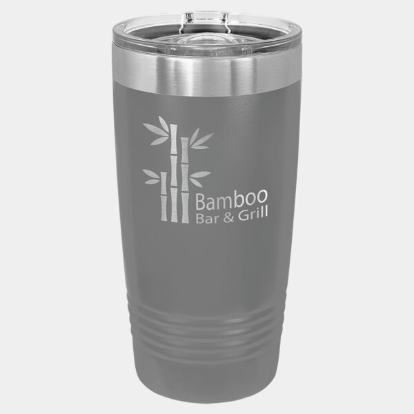 Polar Camel 20 oz. Dark Ringneck Tumbler with Slider Lid Thumbnail