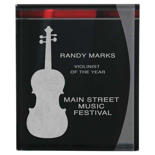 8 3/4" x 11 3/4" Lustre Acrylic Plaque with Hanger Thumbnail