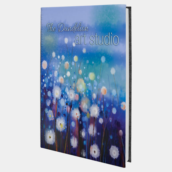 5 1/4" x 8 1/4" Subli-Tru Sketch Book with Unlined Notepad Thumbnail