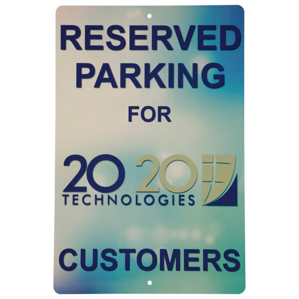 8" x 12" x .032" Sublimatable UVSub Aluminum Street Sign with 2 Holes Thumbnail