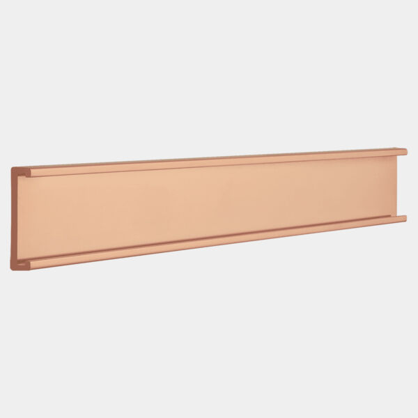 1" x 6", Kota Pro Aluminum Wall Bracket without Mounting Holes, Fits 1/16" Thick Plastic Insert Thumbnail
