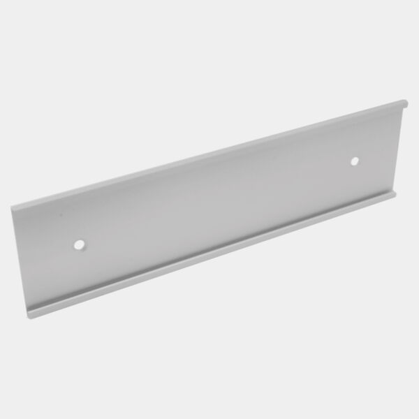 3" x 4", Satin , Kota Pro Aluminum Wall Bracket with Mounting Holes, Fits 1/16" Thick Plastic Insert Thumbnail