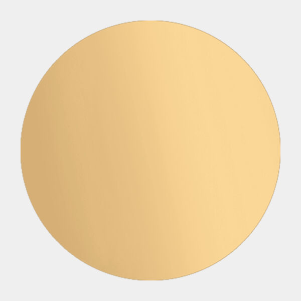 2 1/2" Brushed Brass Disc Thumbnail