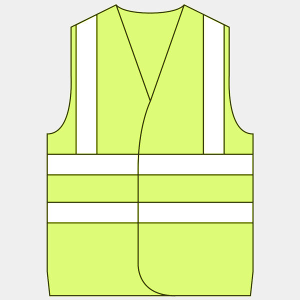 Generic Safety Vest - Customer Provided Thumbnail