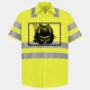 Men's High Visibility Safety Short Sleeve Work Shirt Thumbnail