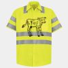 Men's High Visibility Safety Short Sleeve Work Shirt Thumbnail