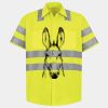 Men's High Visibility Safety Short Sleeve Work Shirt Thumbnail