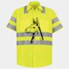 Men's High Visibility Safety Short Sleeve Work Shirt Thumbnail