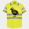 Men's High Visibility Safety Short Sleeve Work Shirt Thumbnail