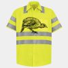 Men's High Visibility Safety Short Sleeve Work Shirt Thumbnail