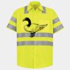 Men's High Visibility Safety Short Sleeve Work Shirt Thumbnail