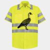 Men's High Visibility Safety Short Sleeve Work Shirt Thumbnail