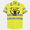 Men's High Visibility Safety Short Sleeve Work Shirt Thumbnail