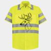 Men's High Visibility Safety Short Sleeve Work Shirt Thumbnail