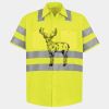 Men's High Visibility Safety Short Sleeve Work Shirt Thumbnail