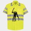Men's High Visibility Safety Short Sleeve Work Shirt Thumbnail