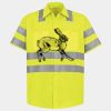 Men's High Visibility Safety Short Sleeve Work Shirt Thumbnail