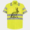 Men's High Visibility Safety Short Sleeve Work Shirt Thumbnail