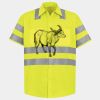 Men's High Visibility Safety Short Sleeve Work Shirt Thumbnail