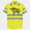 Men's High Visibility Safety Short Sleeve Work Shirt Thumbnail