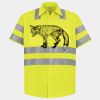Men's High Visibility Safety Short Sleeve Work Shirt Thumbnail