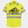 Men's High Visibility Safety Short Sleeve Work Shirt Thumbnail