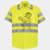 Men's High Visibility Safety Short Sleeve Work Shirt Thumbnail