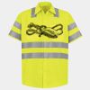 Men's High Visibility Safety Short Sleeve Work Shirt Thumbnail