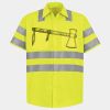 Men's High Visibility Safety Short Sleeve Work Shirt Thumbnail